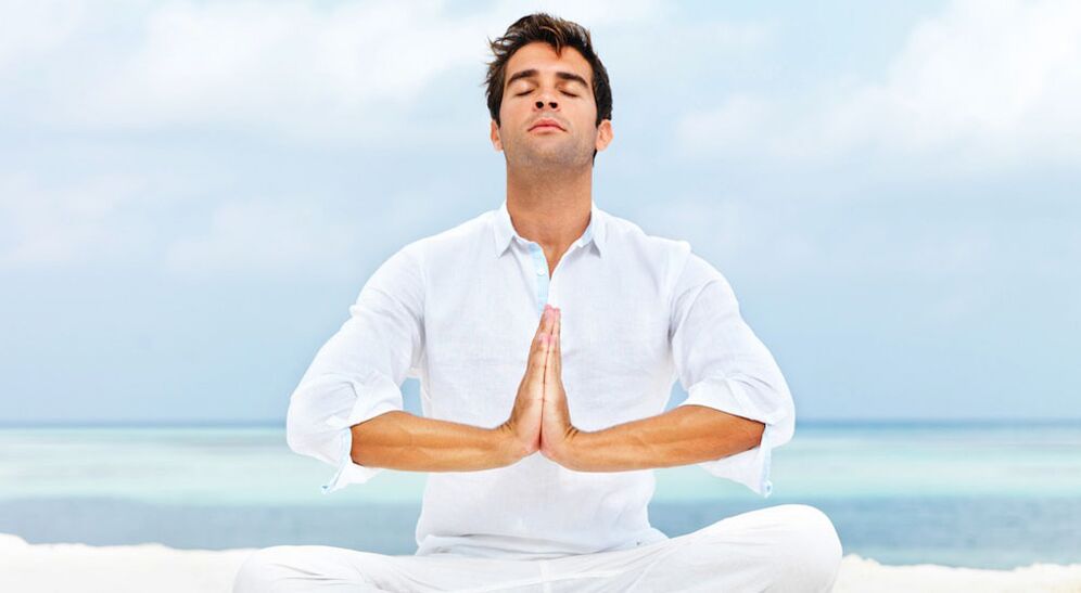 Meditazione di un uomo